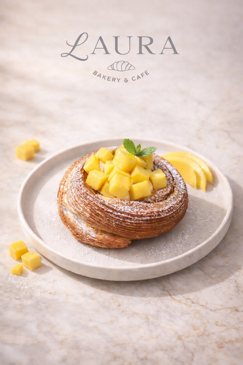 Mango Custard Danish