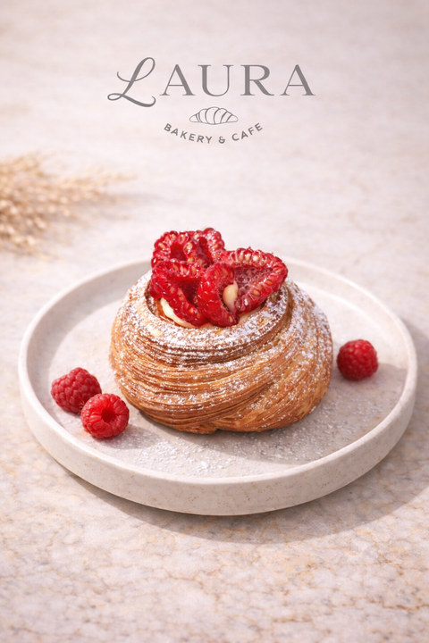 Raspberry Custard Danish