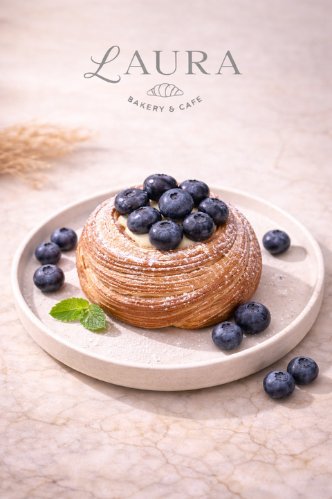 Blueberry Custard Danish